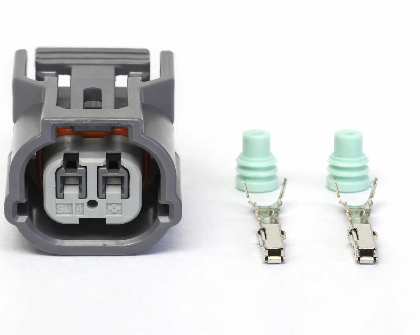 Honda K-Series Gray VTEC Solenoid Connector – 2-Pin (K20 / K24 / R18 / R20 / D17) VTI