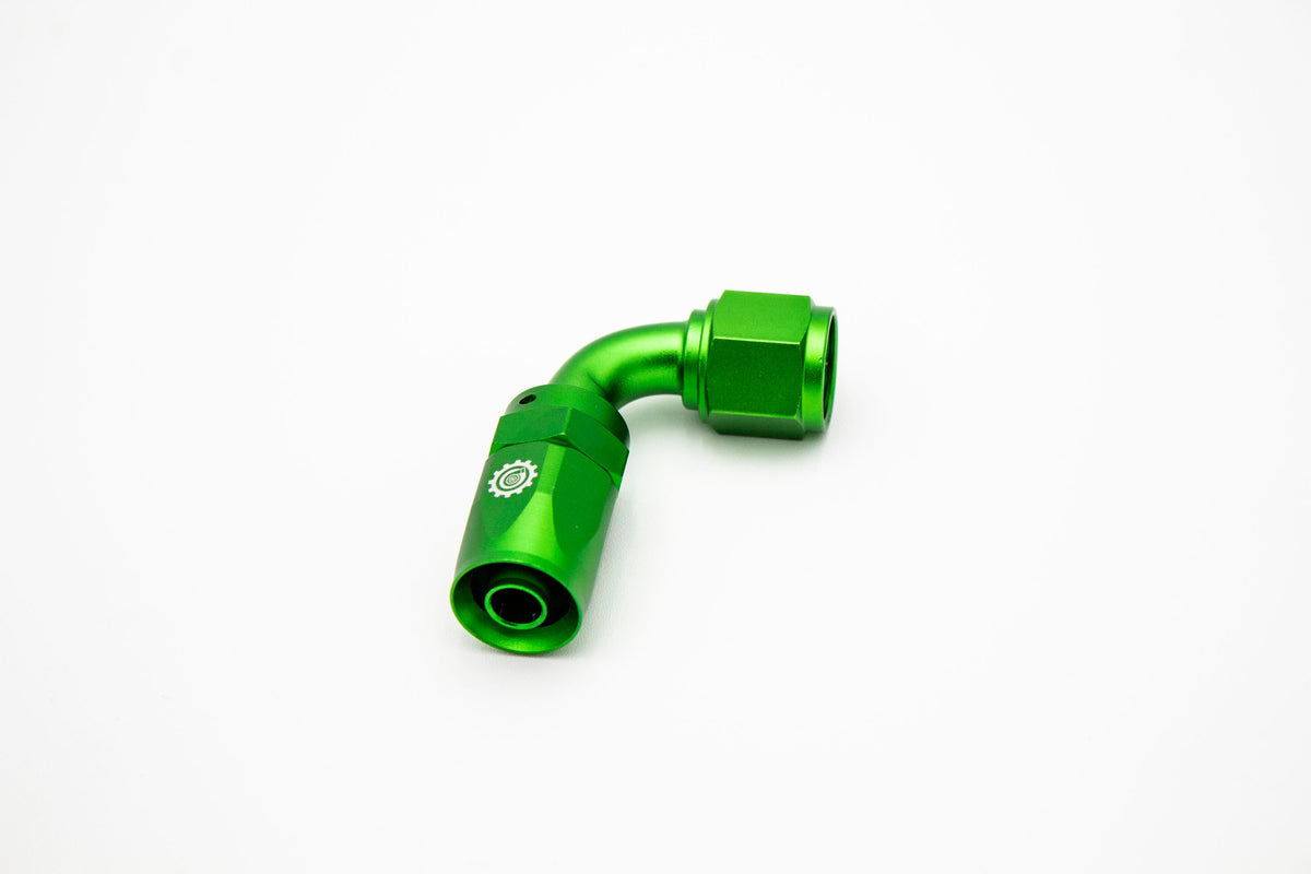 -10 AN 10AN 90 Degree Female Aluminum Hose End Fitting Carrot Top Tuning