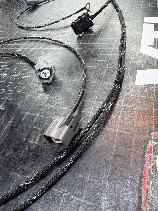 96–00 Honda Civic Milspec A/C Front Sub-Harness – DR-25 or Flame-Resistant Loom – 14AWG/18AWG Spec VTI