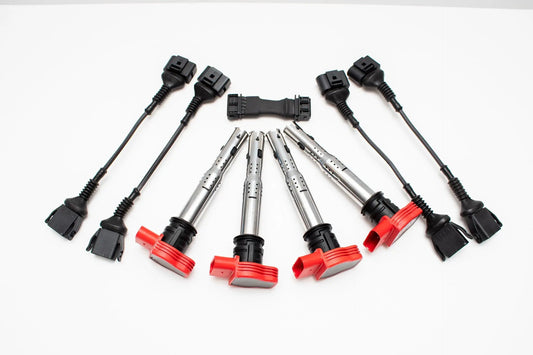 Audi B5 A4 VW PASSAT 1.8T 20V Ignition Coils + ICM Upgrade + Coil Conversion Harnesses Kit Carrot Top Tuning