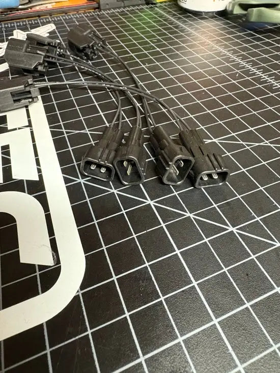 Honda OBD2 to EV6 Injector Jumper Harness – 6" Milspec Pigtails (Set of 4) VTI