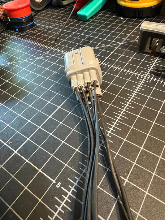 Honda OBD2 to OBD1 Distributor Adapter – 10P to 2P/8P Plug-and-Play Jumper (6” Milspec Leads) VTI