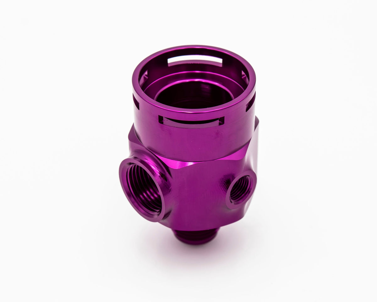 VW Audi AN8 Fuel Pressure Regulator Housing V2 FPR for OEM Bosch Regulator 1.8T 20V Carrot Top Tuning