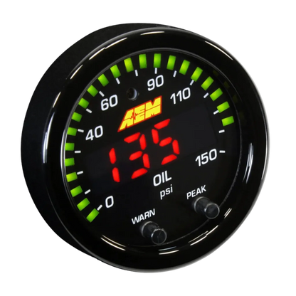 AEM X-Series Fluid Pressure Gauge Kit OxyTuned