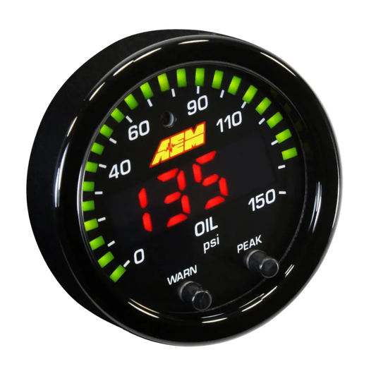 AEM X-Series Fluid Pressure Gauge Kit OxyTuned