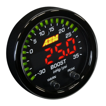AEM X-Series Boost Gauge Kit (0-35 psi) OxyTuned