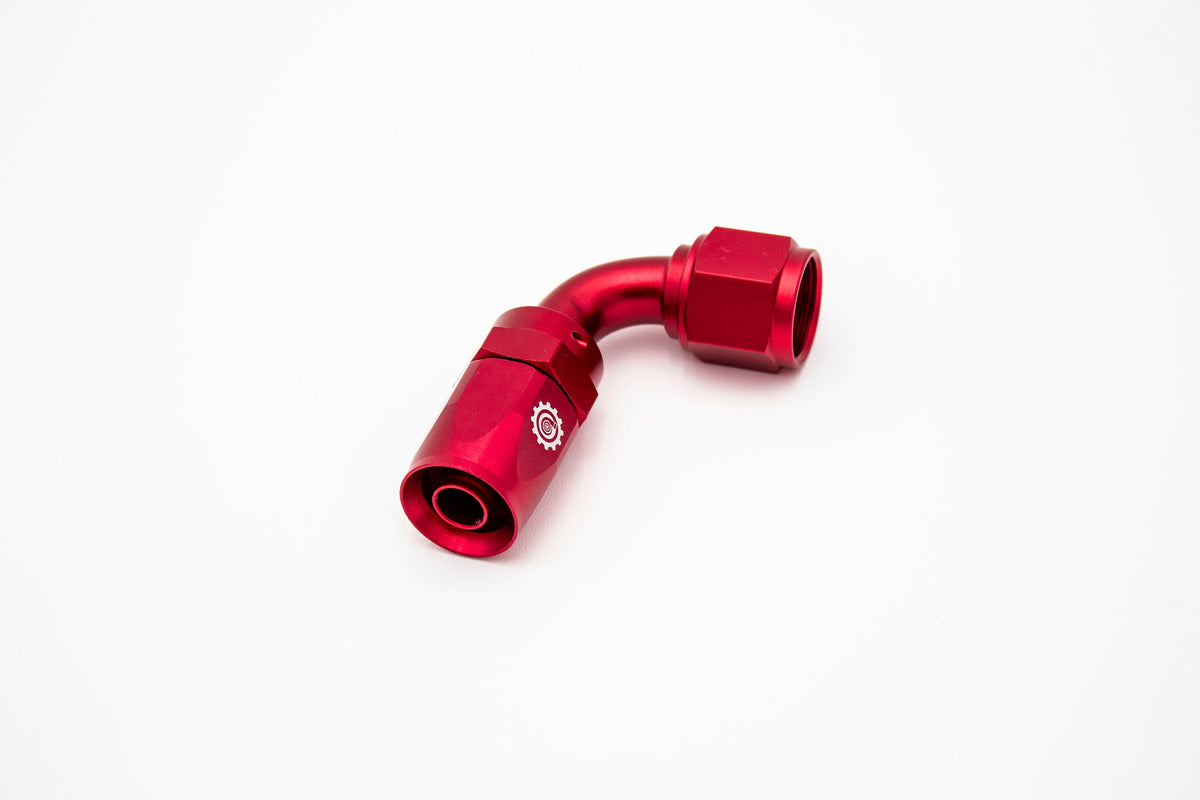 -06 AN 6AN 90 Degree Female Aluminum Hose End Fitting Carrot Top Tuning