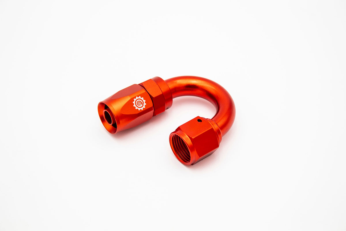 -08 AN 8AN 180 Degree Female Aluminum Hose End Fitting Carrot Top Tuning