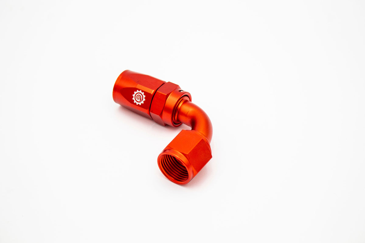 -08 AN 8AN 90 Degree Female Aluminum Hose End Fitting Carrot Top Tuning