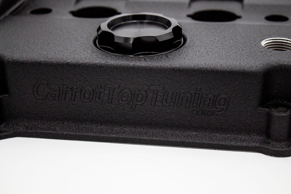 1.8T 20V AGN Valve Cover Shaved Cast Alloy  |  VW, Audi, Seat, Skoda Carrot Top Tuning