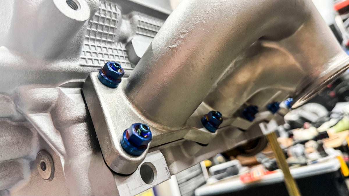 1.8T 20V Burnt Titanium Exhaust Manifold Stud Kit – M8x1.25x45 – VW MK4 TT Skoda Seat Carrot Top Tuning