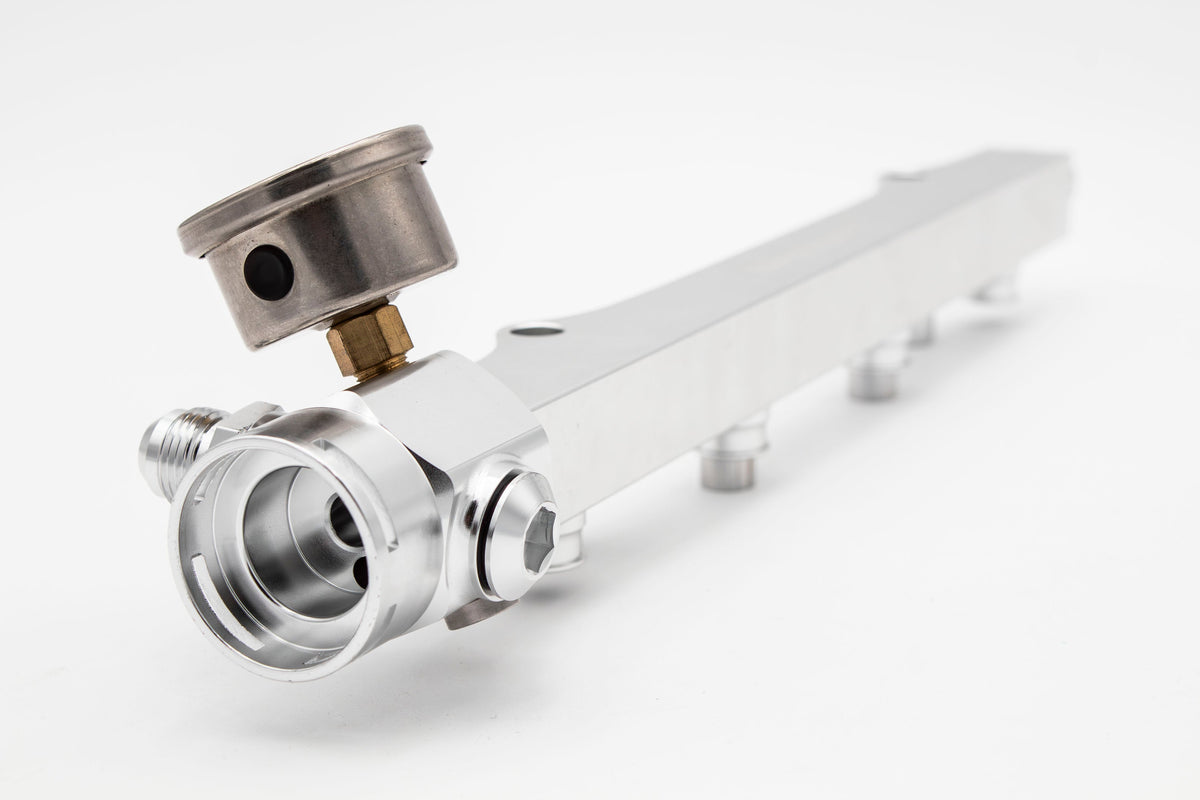 1.8T High Flow Fuel Rail | AN Fitting Ready | Audi Volkswagen Carrot Top Tuning