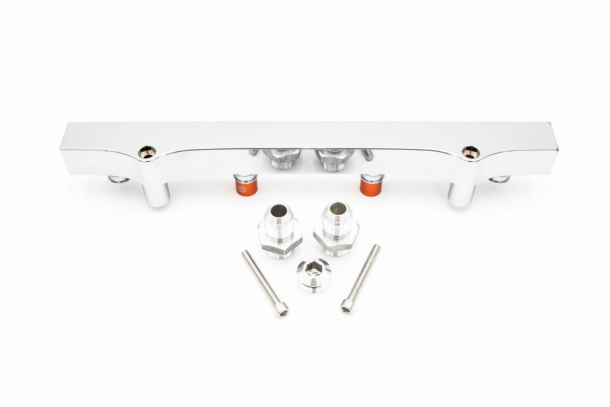 1.8T High Flow Fuel Rail | AN Fitting Ready | Audi Volkswagen Carrot Top Tuning