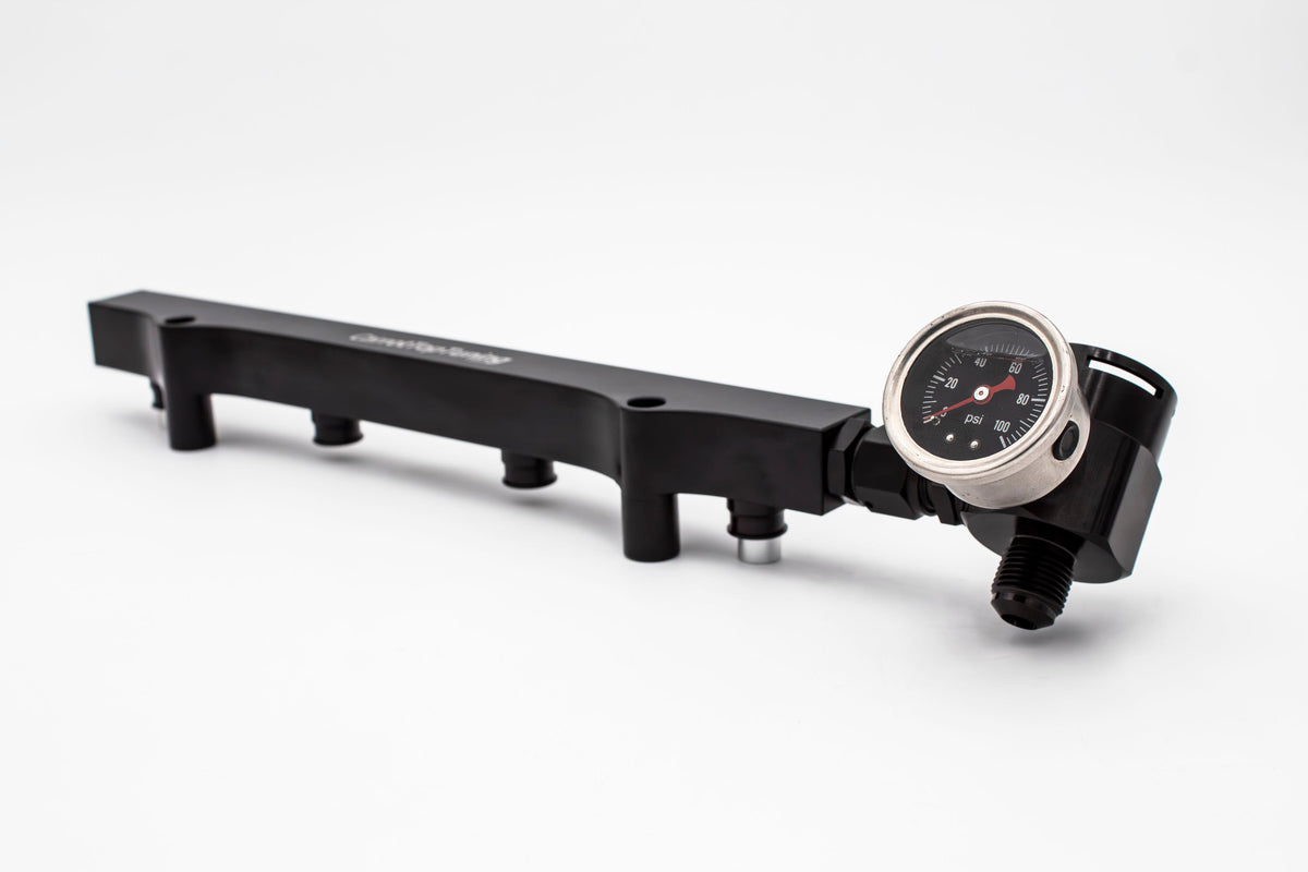 1.8T High Flow Fuel Rail | AN Fitting Ready | Audi Volkswagen V2 Carrot Top Tuning