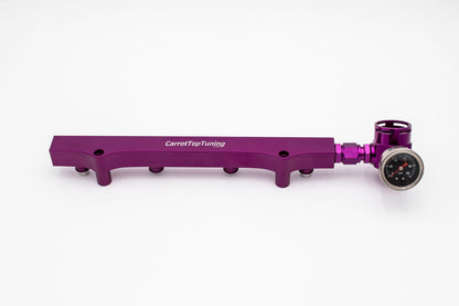 1.8T High Flow Fuel Rail | AN Fitting Ready | Audi Volkswagen V2 Carrot Top Tuning