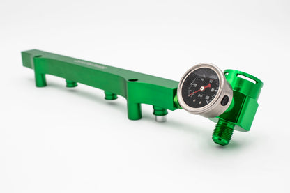 1.8T High Flow Fuel Rail | AN Fitting Ready | Audi Volkswagen V2 Carrot Top Tuning