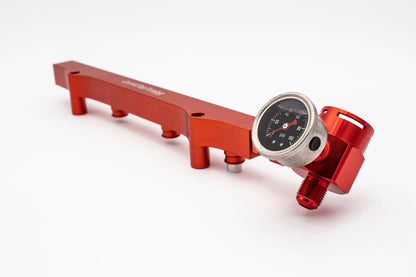 1.8T High Flow Fuel Rail | AN Fitting Ready | Audi Volkswagen V2 Carrot Top Tuning