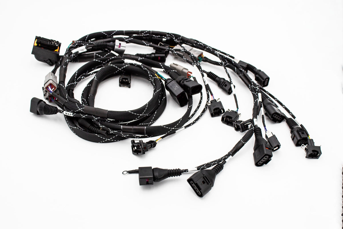 1.8T MK4 Wire Tucked Complete Engine Harness AWP, AWW, BEA, BAM - V2 Carrot Top Tuning