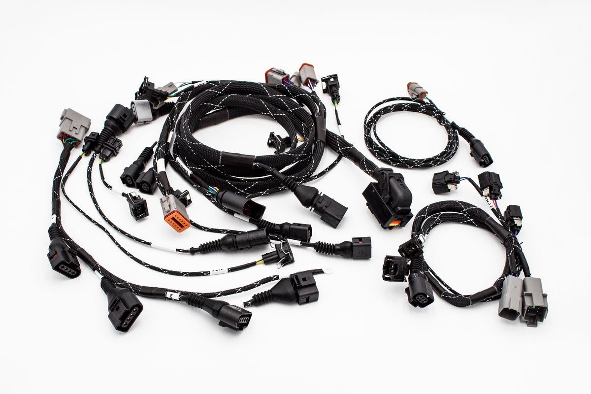 1.8T MK4 Wire Tucked Complete Engine Harness AWP, AWW, BEA, BAM - V2 Carrot Top Tuning