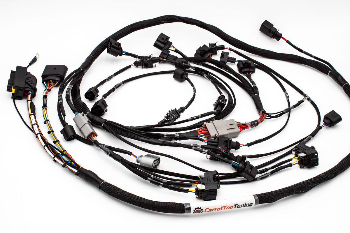 1.8T OEM+ ME7.5 40 Pin Complete Engine Harness Narrowband/Wideband ECU's | VW Beetle 2000-2010 Carrot Top Tuning