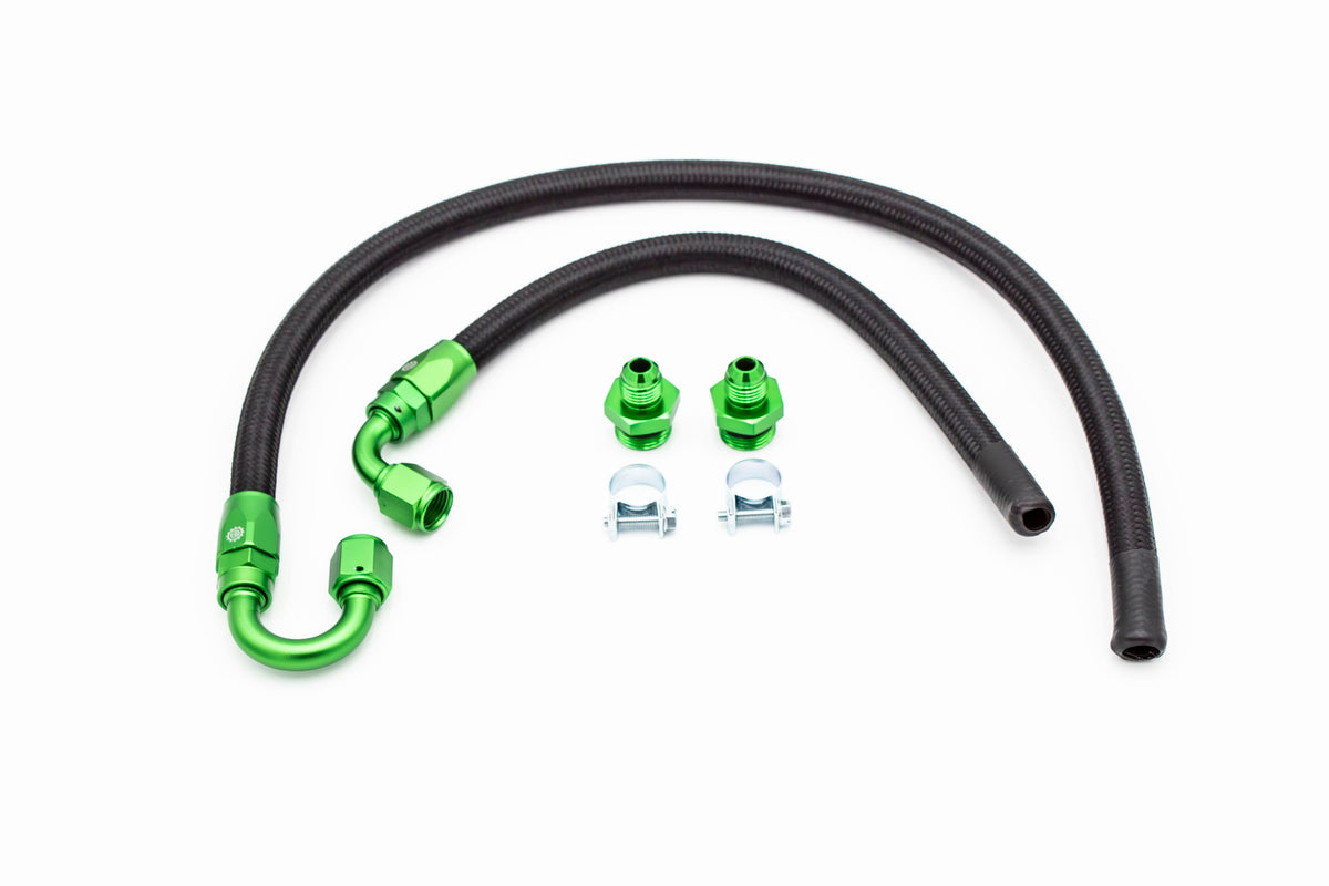 1.8T Plug and Play AN Hoses for Carrot Top Tuning High Flow Fuel Rail | Audi B5 Longitudinal Carrot Top Tuning