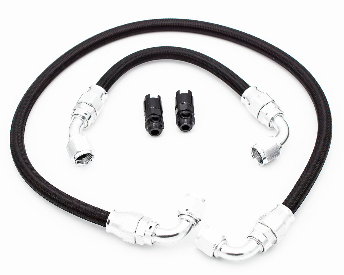 1.8T Plug and Play AN Hoses for Carrot Top Tuning High Flow Fuel Rail MK4 8N | Audi Volkswagen | Transverse Carrot Top Tuning