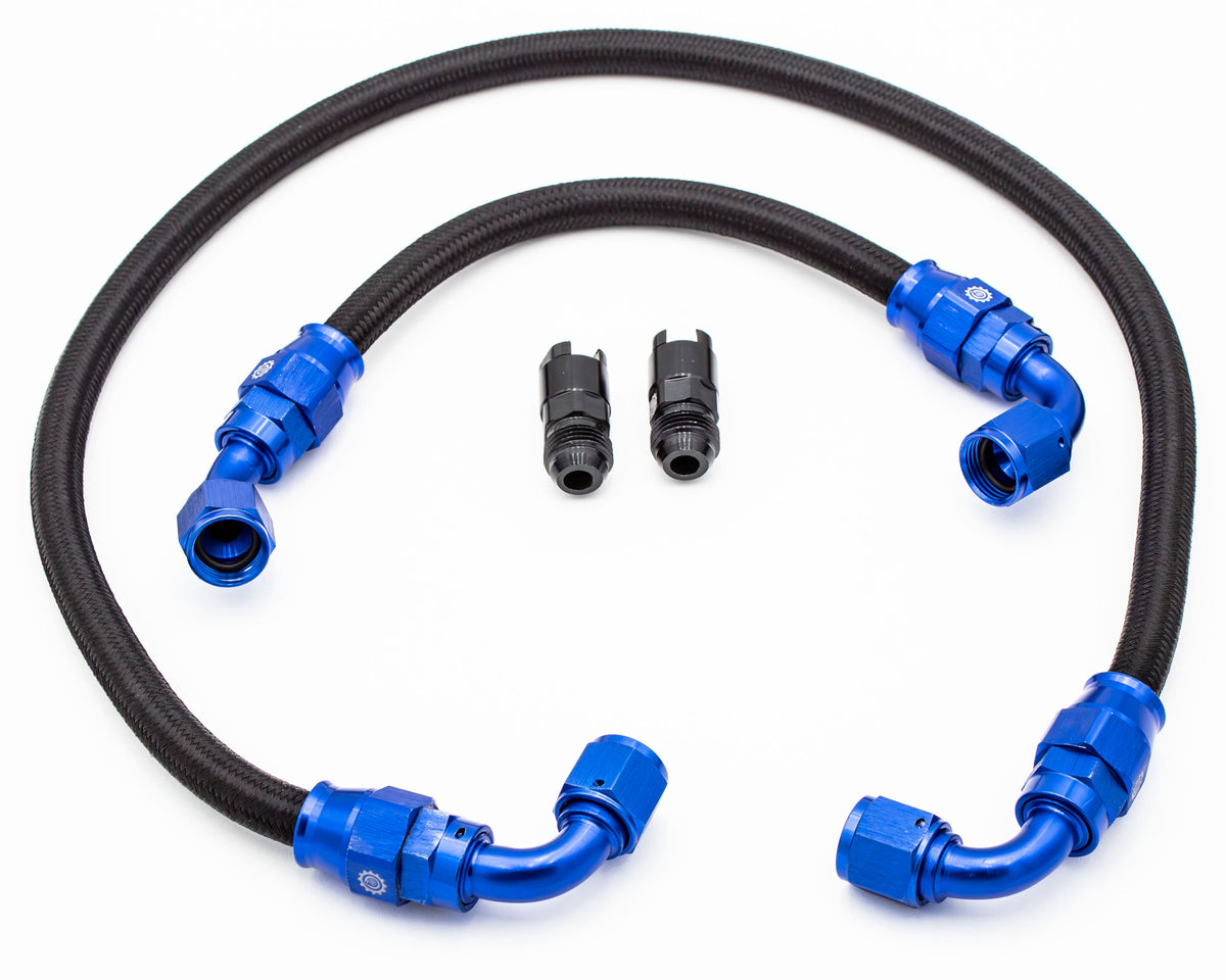 1.8T Plug and Play AN Hoses for Carrot Top Tuning High Flow Fuel Rail MK4 8N | Audi Volkswagen | Transverse Carrot Top Tuning
