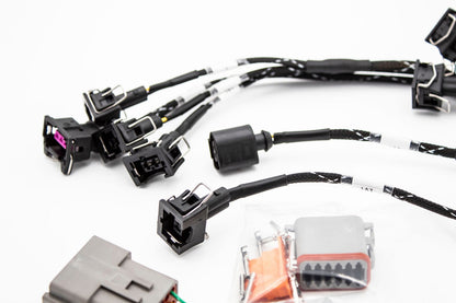 1.8T Injector Tuck Harness v2 w/ IAT, and CAM Leads | Plug n Play | VW  GTI Jetta Golf | Audi TT Carrot Top Tuning
