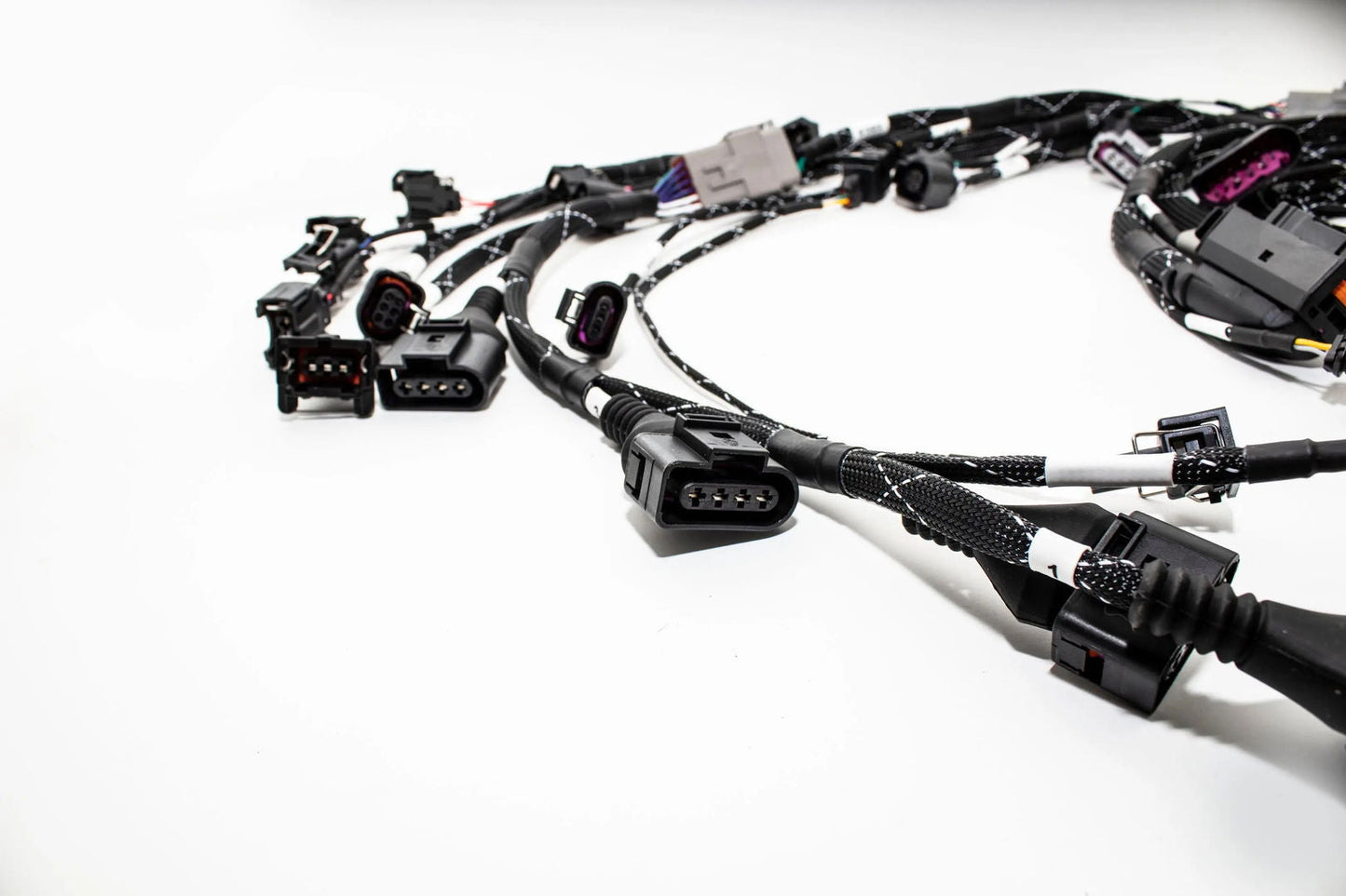 1.8T MK4 Wire Tucked Complete Engine Harness Wideband ECU's only AWP, AWW, BEA, BAM - V1 Carrot Top Tuning