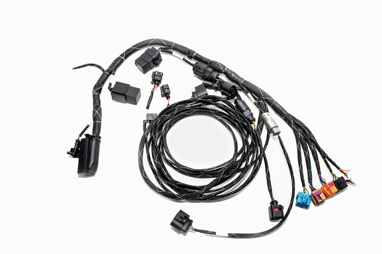 1.8T MK4 Wire Tucked Complete Engine Harness Wideband ECU's only AWP, AWW, BEA, BAM - V1 Carrot Top Tuning