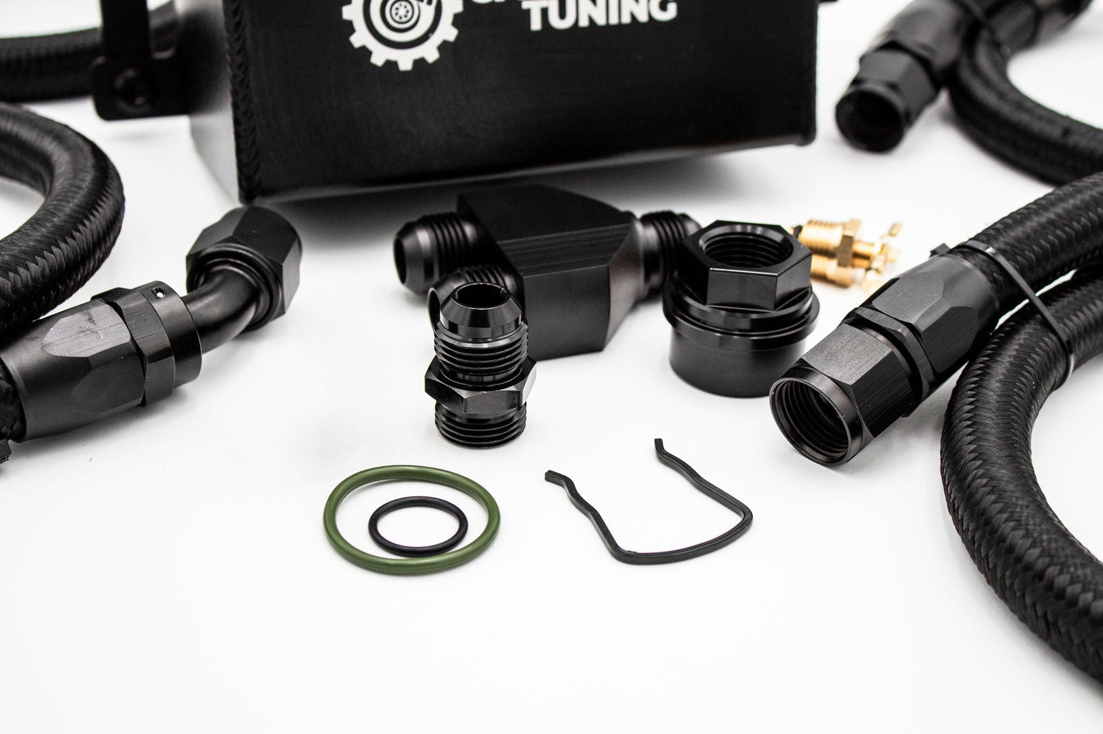 1.8T PnP Dual Breather Oil Catch Can Kit for CTT Cast or Billet Valve Cover - VW MK4 Audi TT Carrot Top Tuning