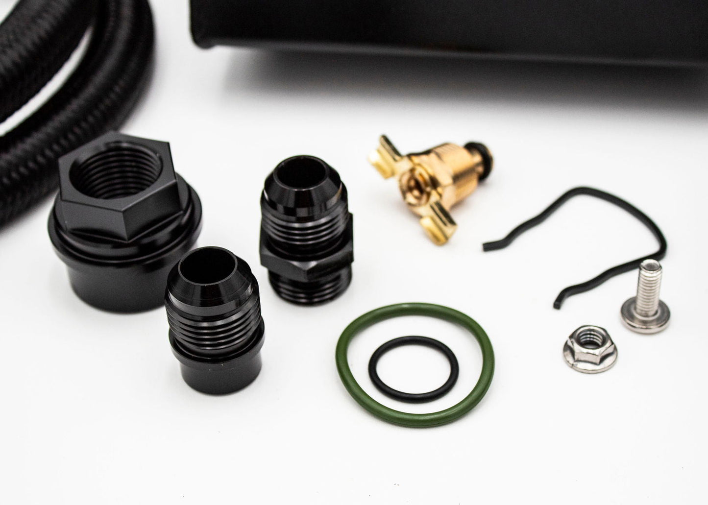 1.8T PnP Dual Breather Oil Catch Can Kit for OEM Stock Valve Cover - VW MK4 Audi TT Carrot Top Tuning
