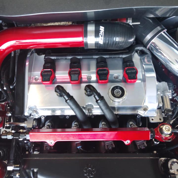 1.8T VW Audi CNC Billet T6061 Aluminum Valve Cover Carrot Top Tuning