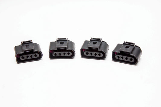 4pcs Ignition Coil Connector Repair Plug Wiring Audi VW GTI Golf Jetta Passat Carrot Top Tuning