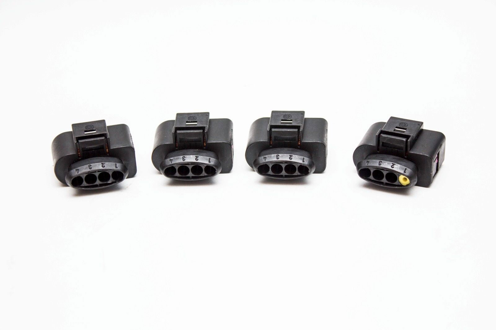 4pcs Ignition Coil Connector Repair Plug Wiring Audi VW GTI Golf Jetta Passat Carrot Top Tuning