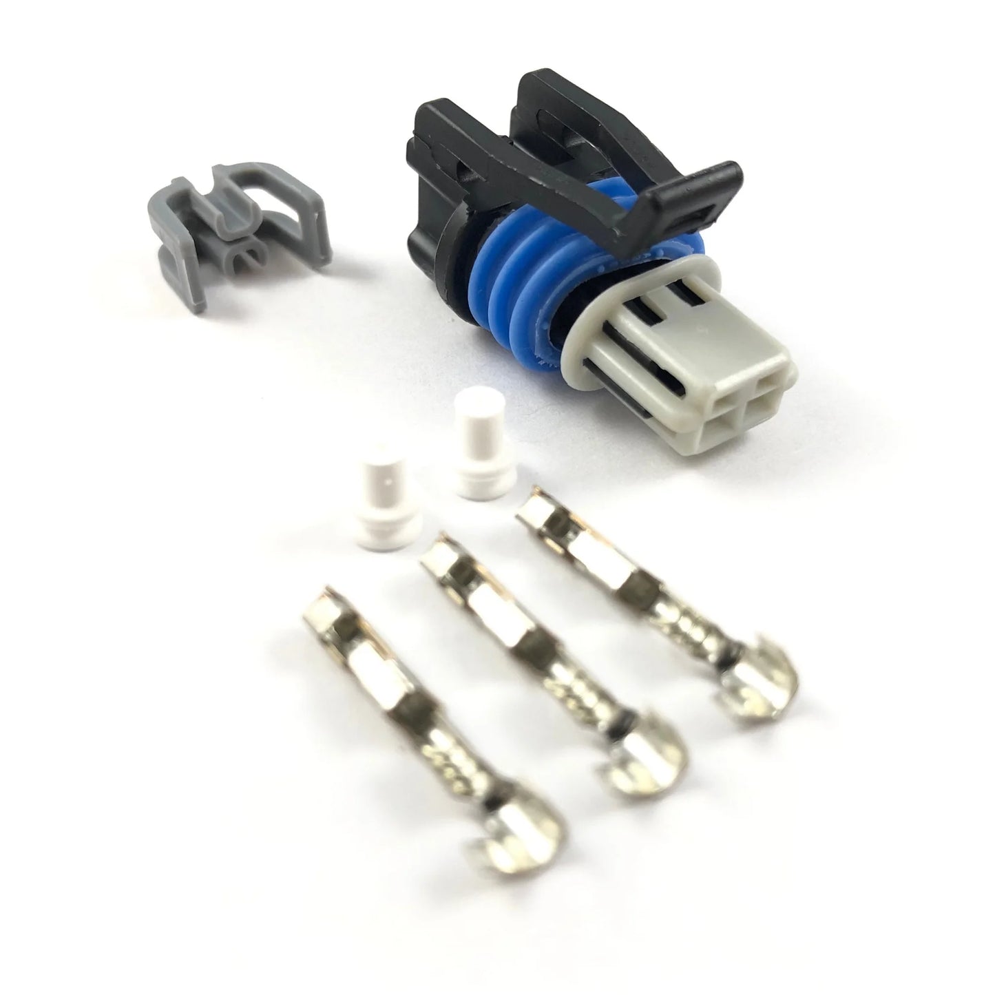 GM Delphi Aptiv Gen 3 2-Pin IAT / MAT Sensor Connector Kit – Gray Lock (Motorsport EFI) VTI