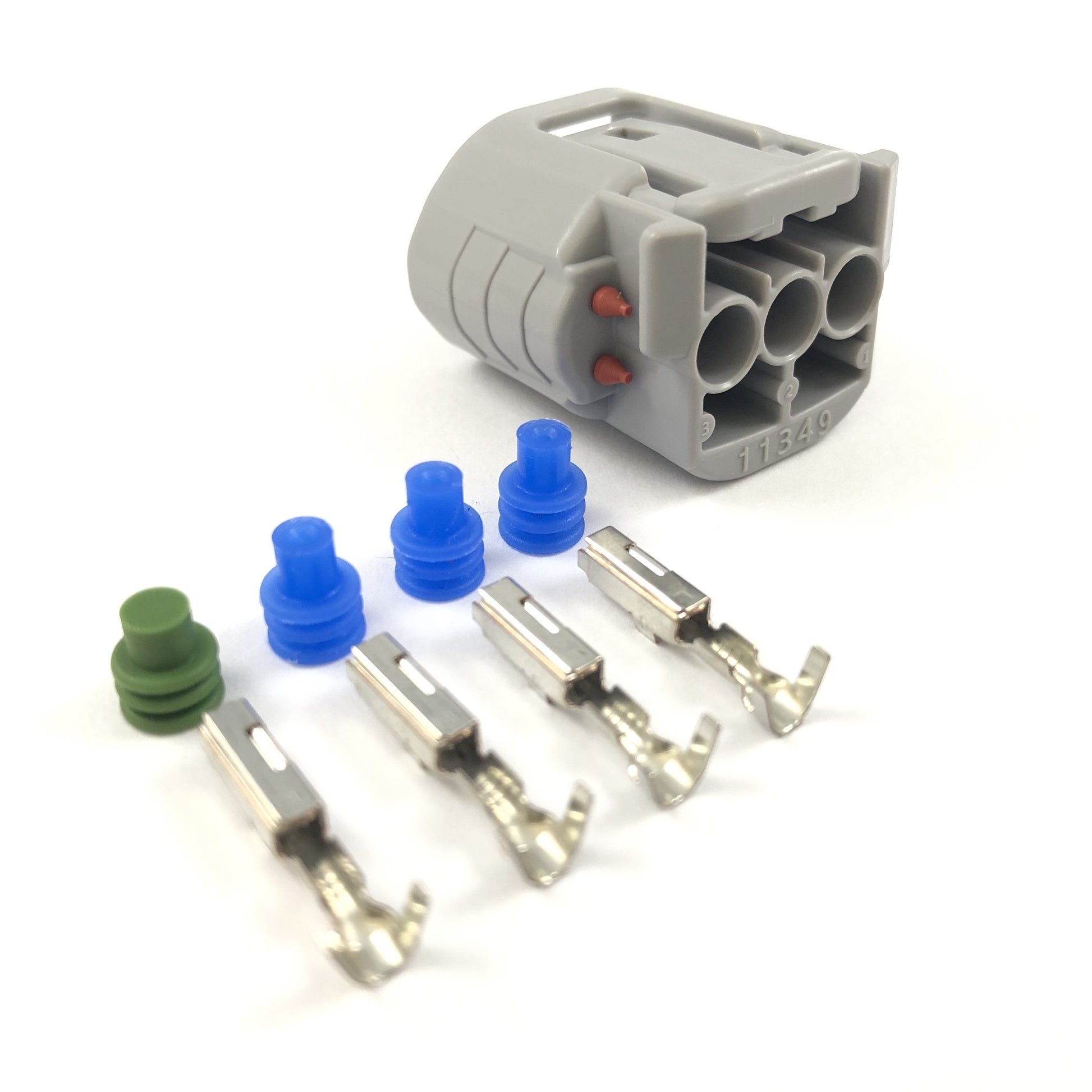 Toyota Supra 2JZ-GTE 3-Pin Oval Alternator Connector Plug Kit Carrot Top Tuning