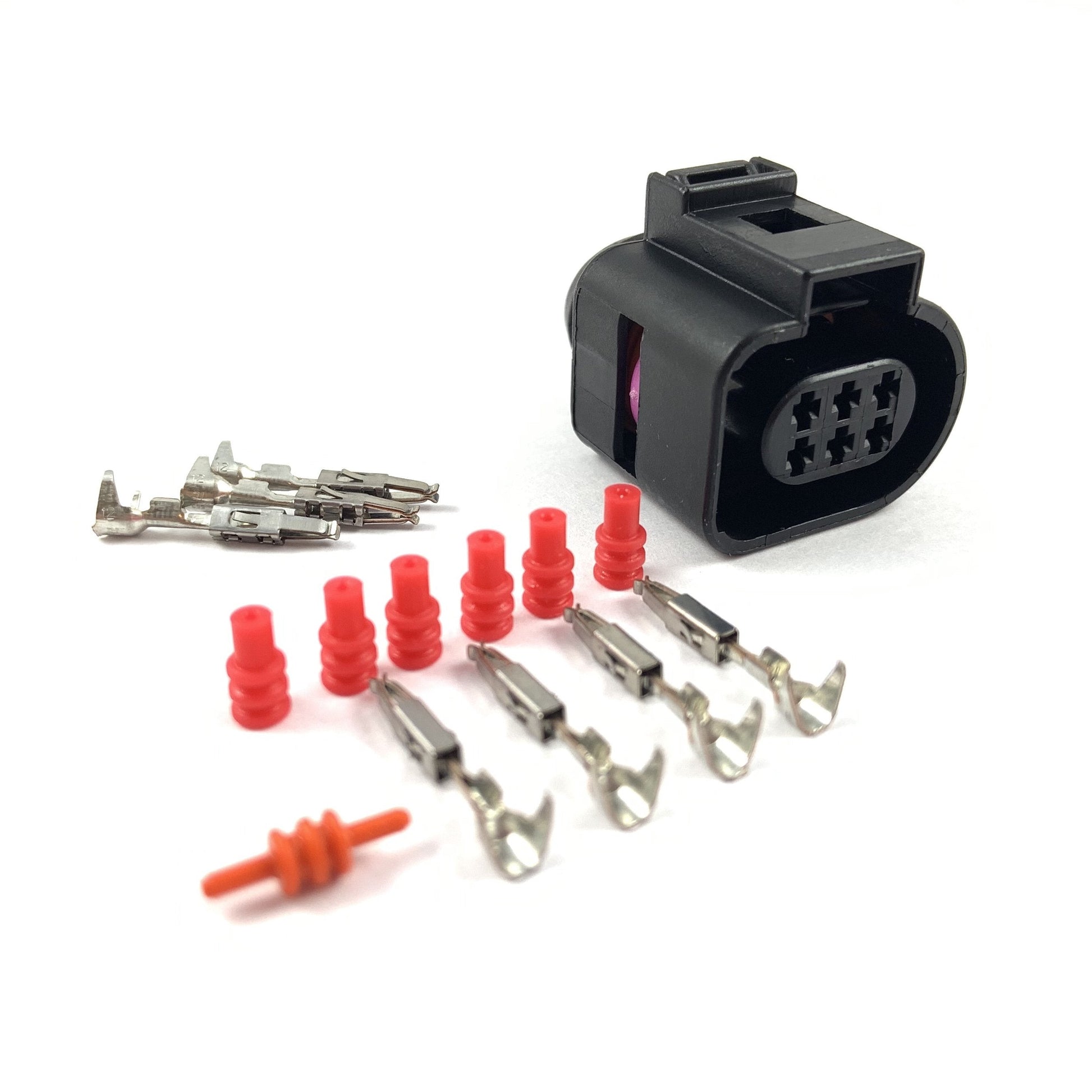 Bosch LSU 4.9 6-Pin Lambda Sensor Connector Plug Clip Kit Carrot Top Tuning