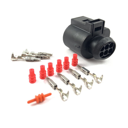 Bosch LSU 4.9 6-Pin Lambda Sensor Connector Plug Clip Kit Carrot Top Tuning
