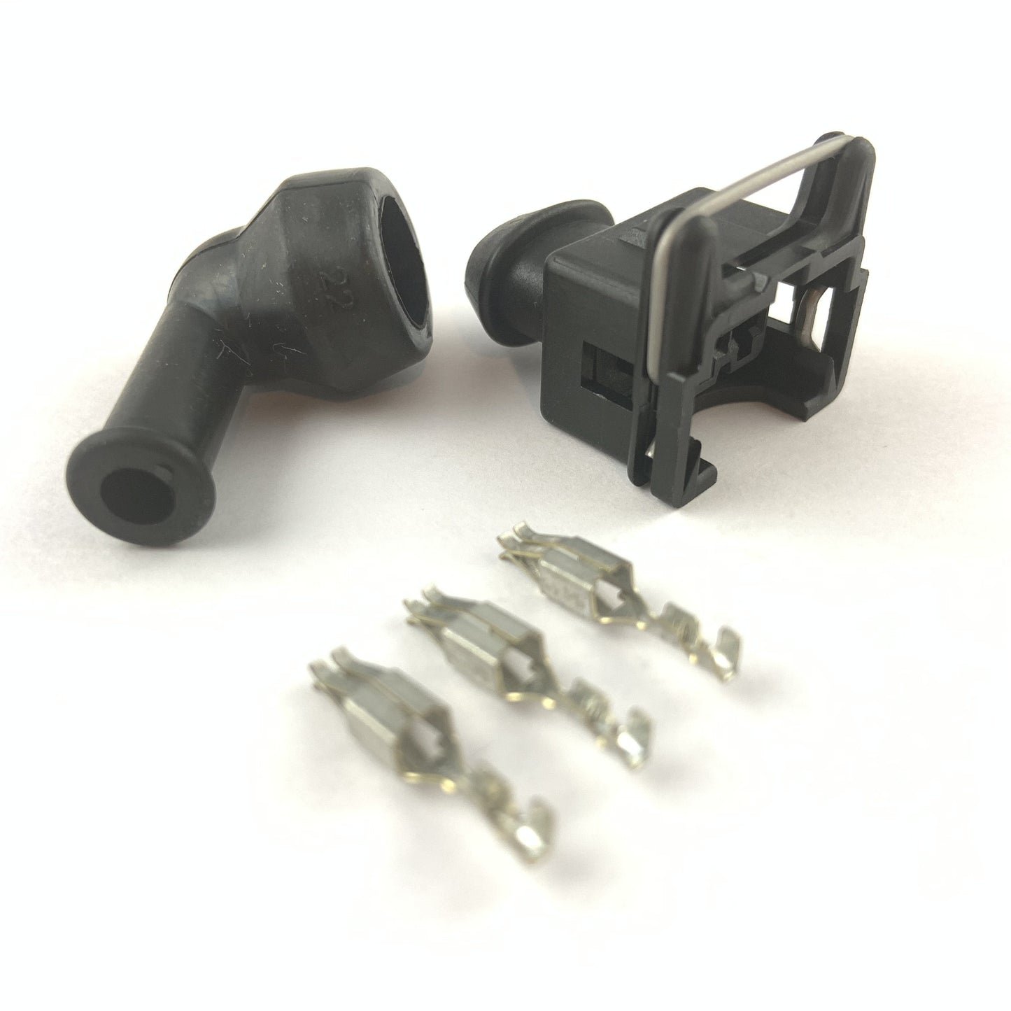 Bosch LK-2 EV1 2-Pin Fuel Injector Connector Kit w/ Boot Carrot Top Tuning