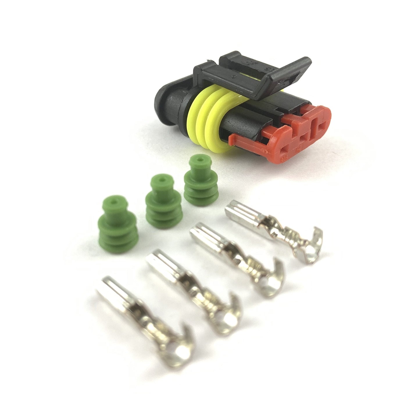 Borg Warner 3-Pin Turbo Speed Sensor Connector Plug Clip Kit Carrot Top Tuning