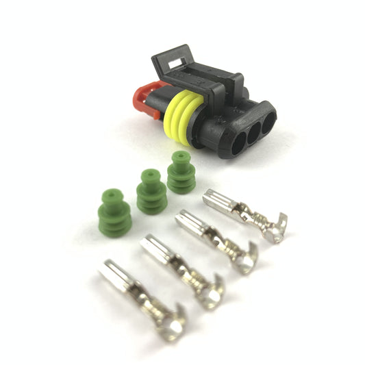 Garrett 3-Pin Turbo Speed Sensor Connector Plug Clip Kit Carrot Top Tuning