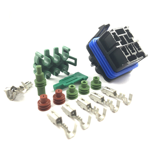 Aptiv Delphi 35A Sealed Relay Connector Kit (5-Way) Carrot Top Tuning