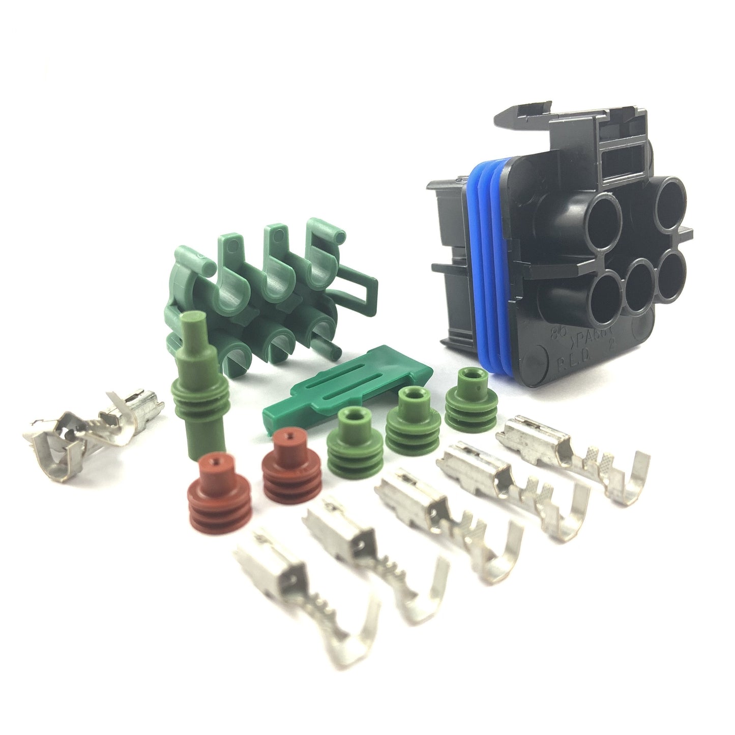 Aptiv Delphi 35A Sealed Relay Connector Kit (5-Way) Carrot Top Tuning