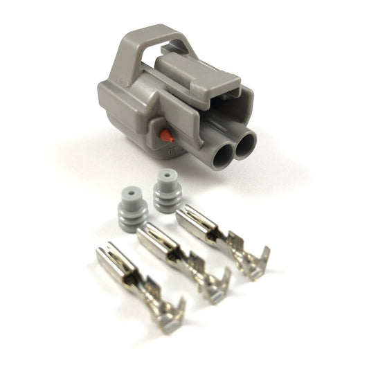 Nippon Denso 2-Pin Fuel Injector Connector Plug Clip Kit ID2000 High Tag Carrot Top Tuning