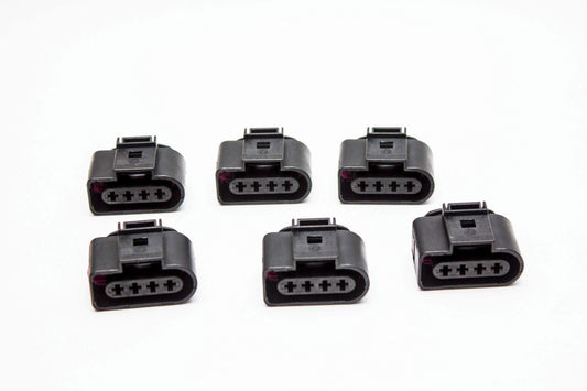 6pcs Ignition Coil Connector Repair Plug Wiring Audi VW GTI Golf Jetta Passat Carrot Top Tuning