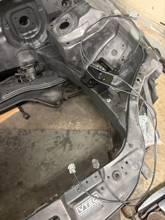 96–00 Honda Civic Milspec A/C Front Sub-Harness – DR-25 or Flame-Resistant Loom – 14AWG/18AWG Spec VTI