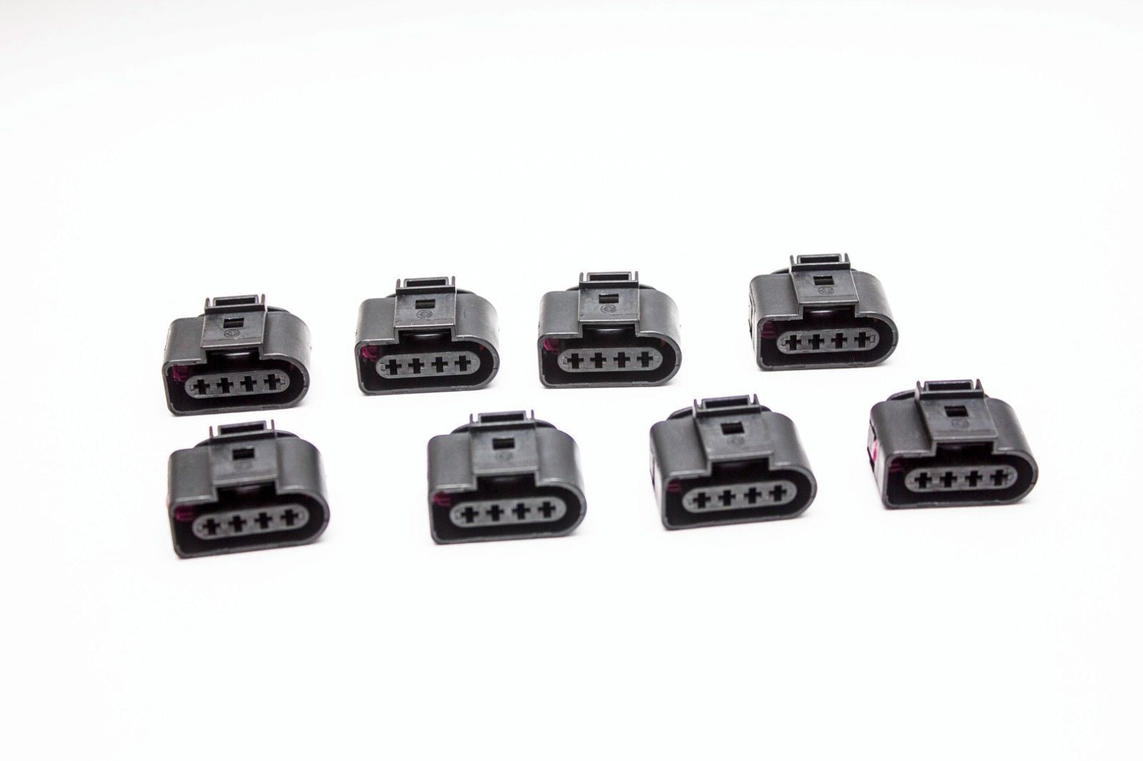 8pcs Ignition Coil Connector Repair Plug Wiring Audi VW GTI Golf Jetta Passat Carrot Top Tuning