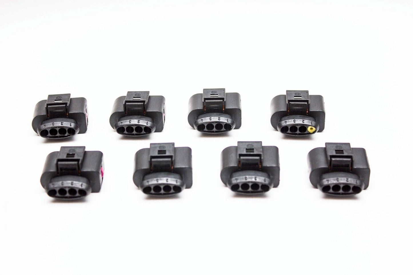 8pcs Ignition Coil Connector Repair Plug Wiring Audi VW GTI Golf Jetta Passat Carrot Top Tuning