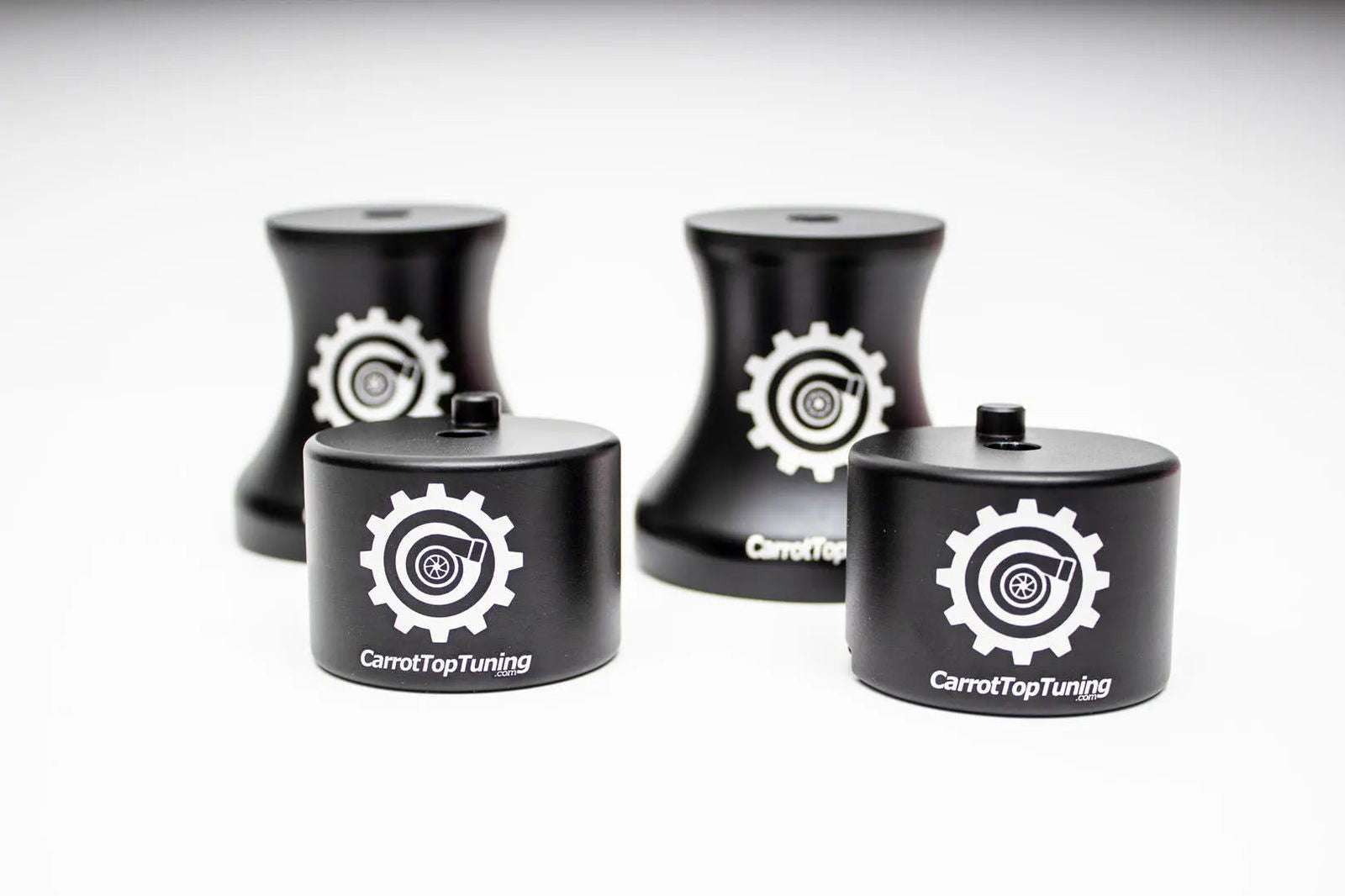 E36 E46 Z3 Z4 Solid Billet Aluminum Motor and Transmission Mount Kit - BLACK V3 Carrot Top Tuning